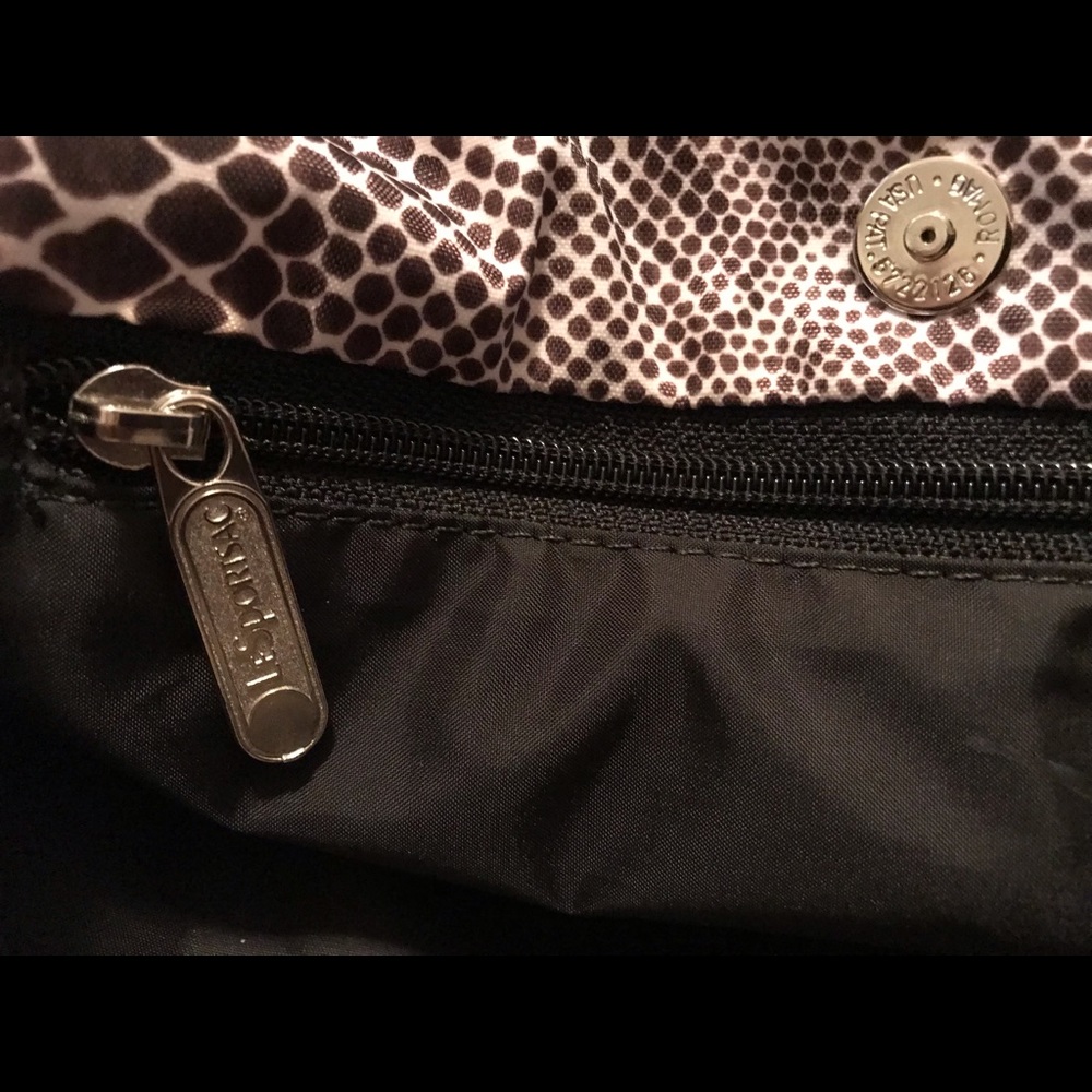 Lesportsac Python Crossbody Messenger Tote New - image 5